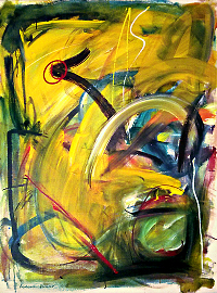 Abstrakte Malerei, Acryl