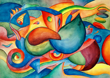 Aquarell Surrealismus